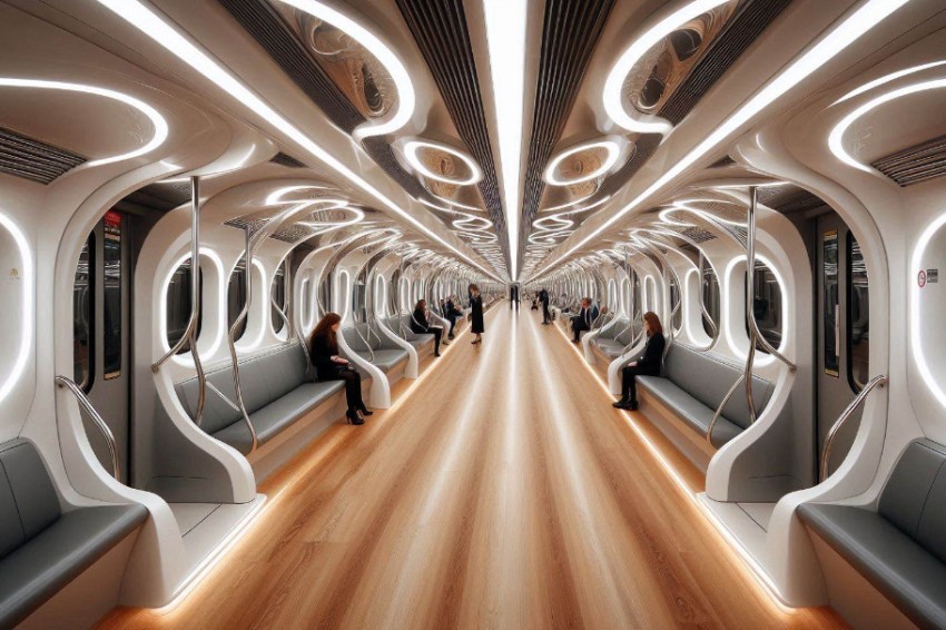 Проводники скорого пригородного поезда «Калина красная» встречают пассажиров с табличками с цитатами Василия Шукшина