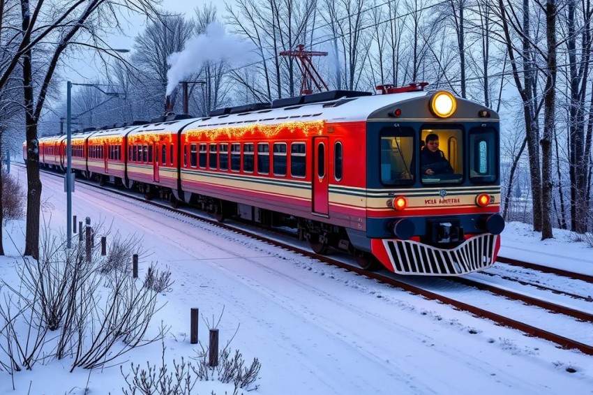 Альпийский поезд