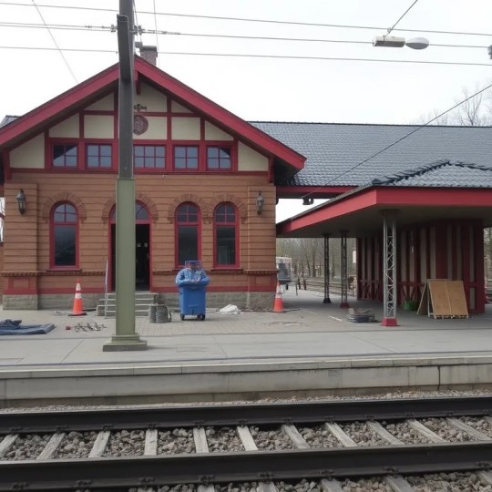 Более 300 железнодорожных станций по всей России были украшены РЖД в преддверии Нового года.