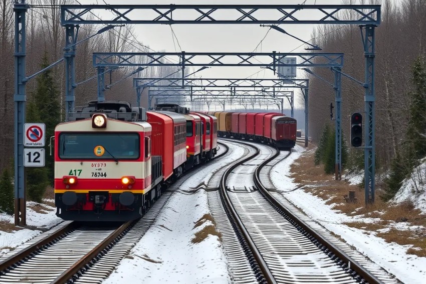 На Московской железнодорожной линии в 2025 году было перевезено 55,5 млн тонн груза.