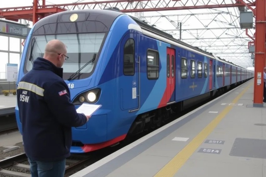 На Свердловскую железнодорожную магистраль прибыл праздничный 800-й тепловоз 2ТЭ25Км с уникальной окраской