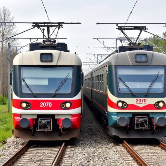 На участке Екатеринбург - Красноуфимск Свердловская железнодорожная компания проводит тестовые заезды двухсистемного электрического поезда 