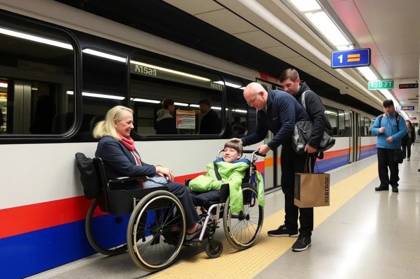 На вокзале Киров появилась зона ожидания, предназначенная для пассажиров с ограниченными возможностями передвижения.