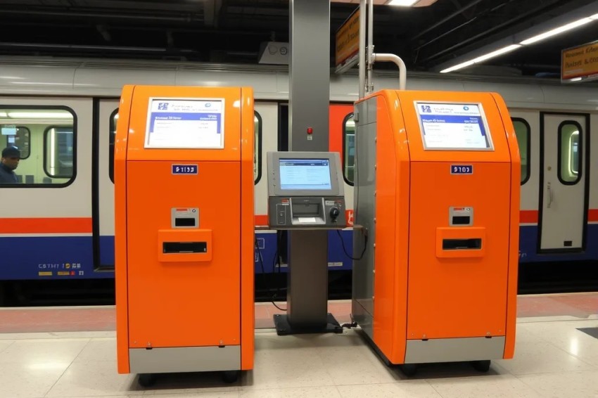 На вокзалах Омской области были установлены современные машины для печати билетов.