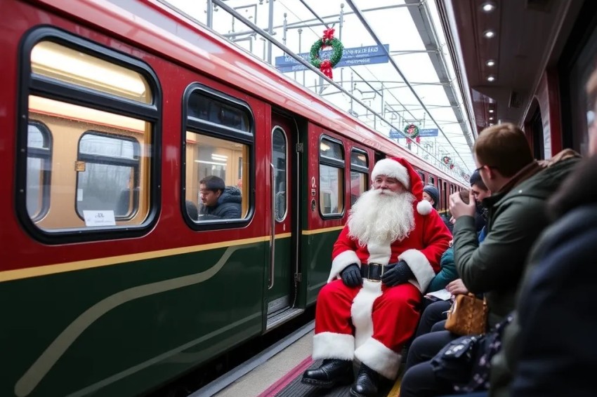 На Юго-Восточной железнодорожной линии к празднованию Нового года добавлены дополнительные рейсы поездов.