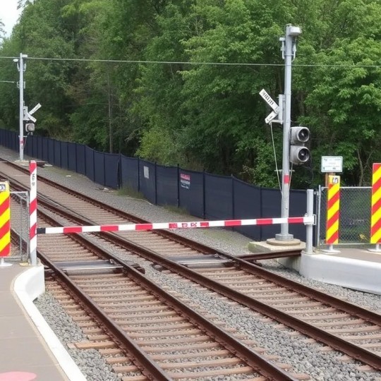 На железнодорожной линии в Калининграде осуществляется постоянное наблюдение за возможно рискованными зонами во время наводнений.