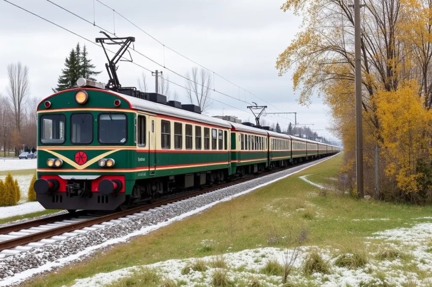 Первая дама-машинистка на Горьковской железнодорожной линии отправилась в путь