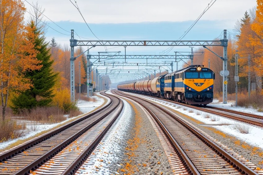 Первый состав с восьмиколесными цистернами был отправлен из Татарстана в направлении Дальнего Востока.