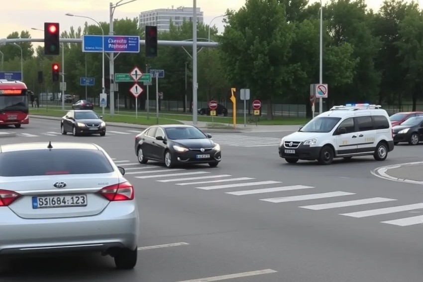 Произошло сокращение на 19% случаев нарушения правил дорожного движения на перекрестках Горьковского шоссе в период с января по сентябрь.