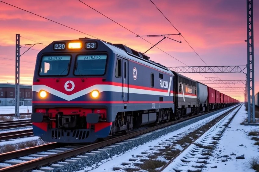 Российские железные дороги усилили транспортировку экспортных товаров в сторону Казахстана.