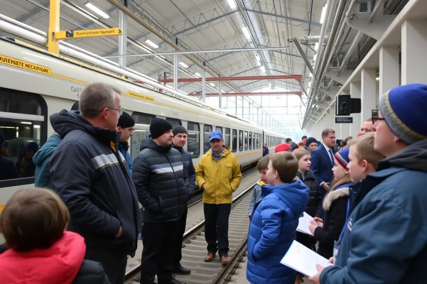 Руководитель Калининградской железнодорожной сети провел встречу с учащимися ПГУПС.