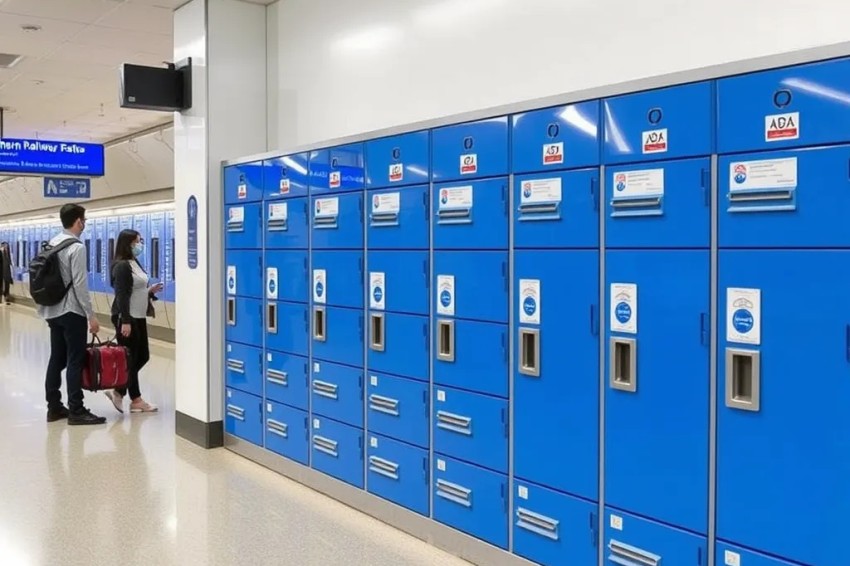 С момента начала года, около 50 тысяч пассажиров воспользовались автоматическими камерами хранения на станциях Красноярской железной дороги.