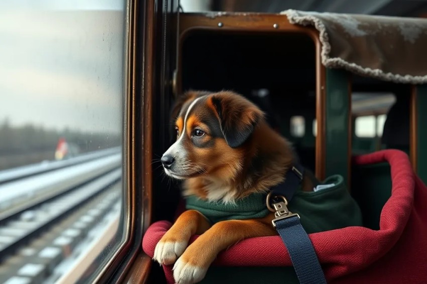 С января по сентябрь 2025 года на Восточно-Сибирской железной дороге в дальнемерных поездах было отправлено 407 домашних питомцев без присутствия их владельцев.