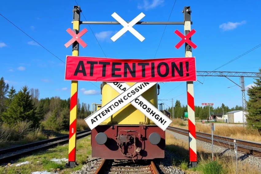 С января текущего года работники железной дороги в Удмуртии провели ремонт 28-и железнодорожных переездов.