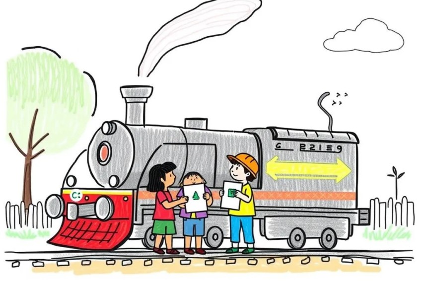 Северная железнодорожная компания объявляет о начале детского соревнования по рисованию на тему безопасности.