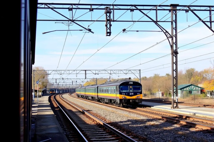 Сотрудники железной дороги устроили тур по Калининградскому отделению тяги для учащихся ПГУПС.