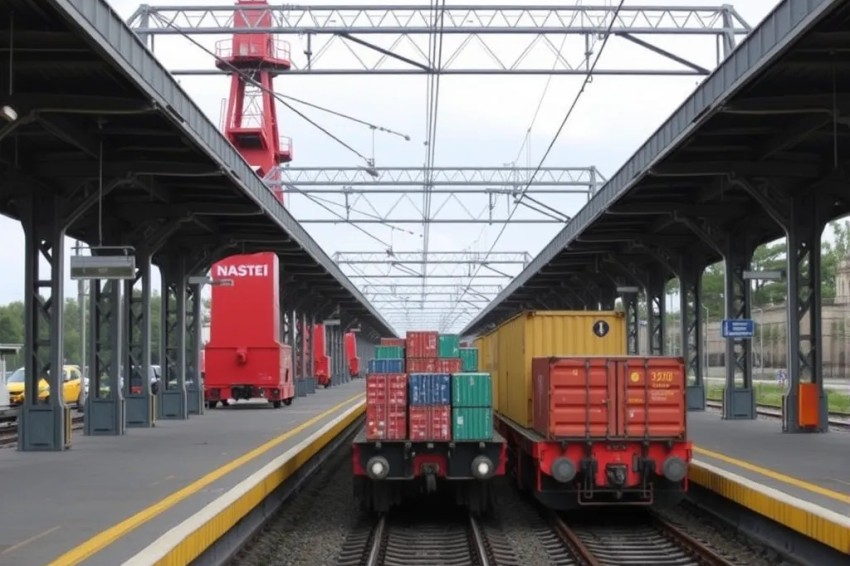 Сотрудники Свердловской железной дороги участвуют в обычных весенних общественных работах.