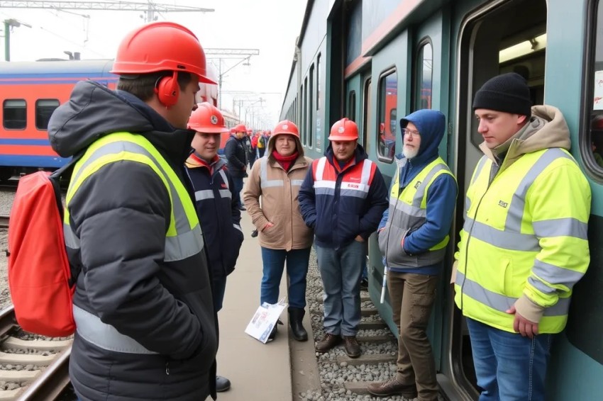 Сотрудники Восточно-Сибирской железной дороги напомнили учащимся транспортного училища о нормах безопасности на железнодорожных путях.