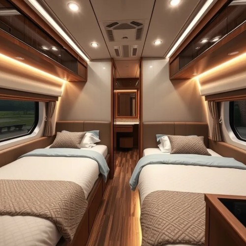 Спальные вагоны класса люкс: отель на колесах с душем и мини-баром