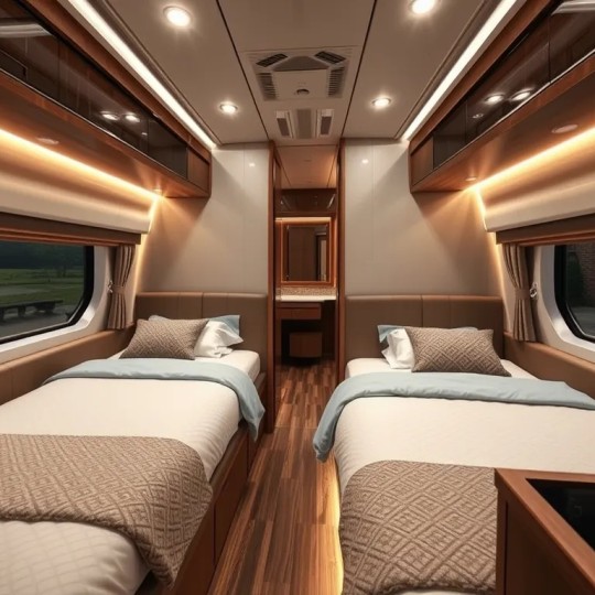Спальные вагоны класса люкс: отель на колесах с душем и мини-баром
