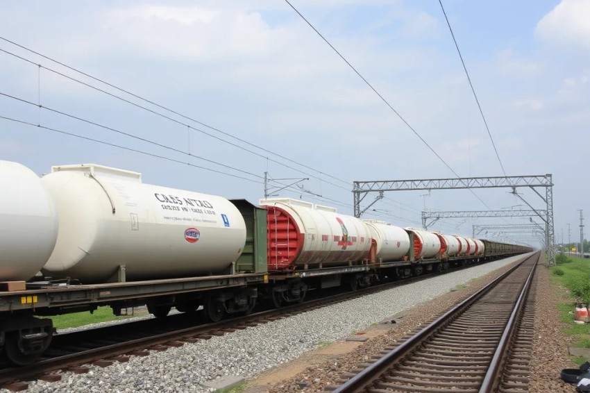 Транспортировка химических веществ и соды в контейнерах по Юго-Восточной железнодорожной линии за восьмимесячный период 2025 года увеличилась на 37%