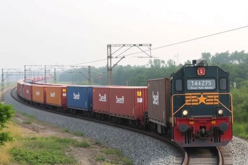 Транспортировка товаров в контейнерах по Юго-Восточной железнодорожной линии за 10 месяцев текущего года увеличилась на 4,7%