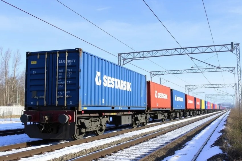 Транспортировка контейнеров по Свердловской железной дороге в период с января по октябрь 2025 года увеличилась на 7,8%