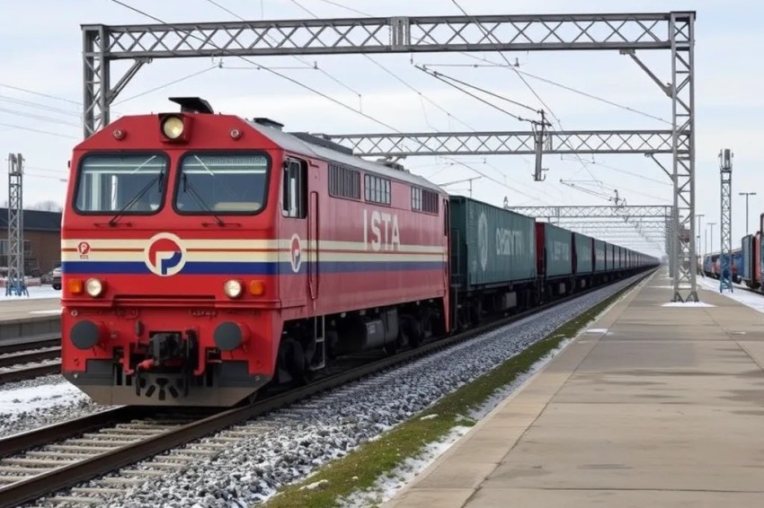 Транспортировка контейнеров по Северной железнодорожной магистрали в период с января по апрель текущего года достигла 104,7 тыс. ДФЭ.