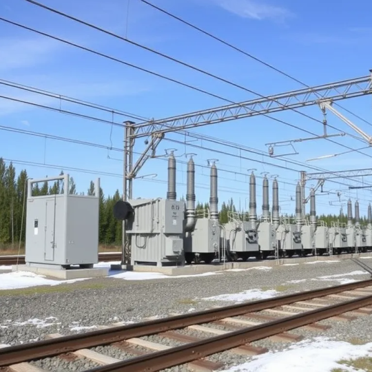 В 2025 году на железнодорожной линии Забайкалья было модернизировано 12 тяговых подстанций.