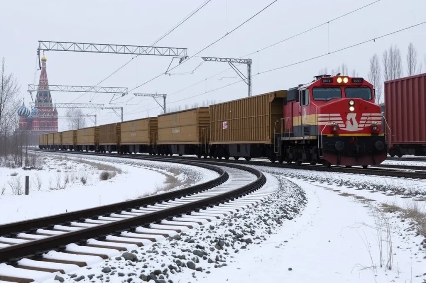 В 2025 году объем транспортировки контейнеров по Московской железнодорожной линии достиг 1,4 млн ДФЭ.