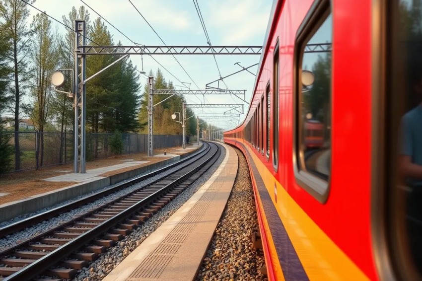 В 2025 году более 7,6 млн пассажиров были транспортированы на Красноярской железнодорожной линии.