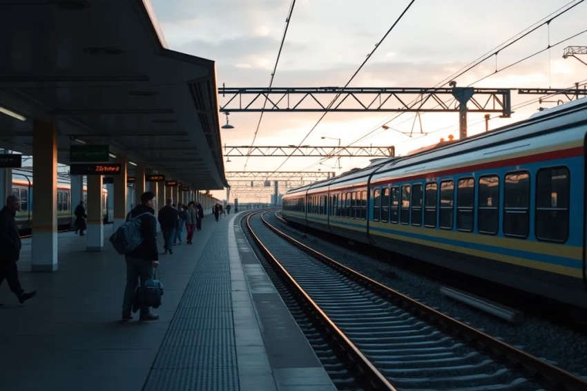 В 2025 году с железнодорожных станций и вокзалов Свердловской области было отправлено 33,8 миллиона пассажиров.