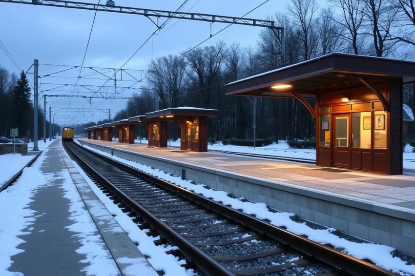 В 2025 году на станциях Свердловской железной дороги было установлено более 5 тысяч светильников на светодиодах, обладающих энергосберегающими свойствами.