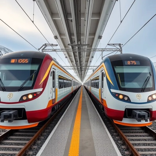 В Алтайском регионе на рельсы вышли два новых электрических поезда.