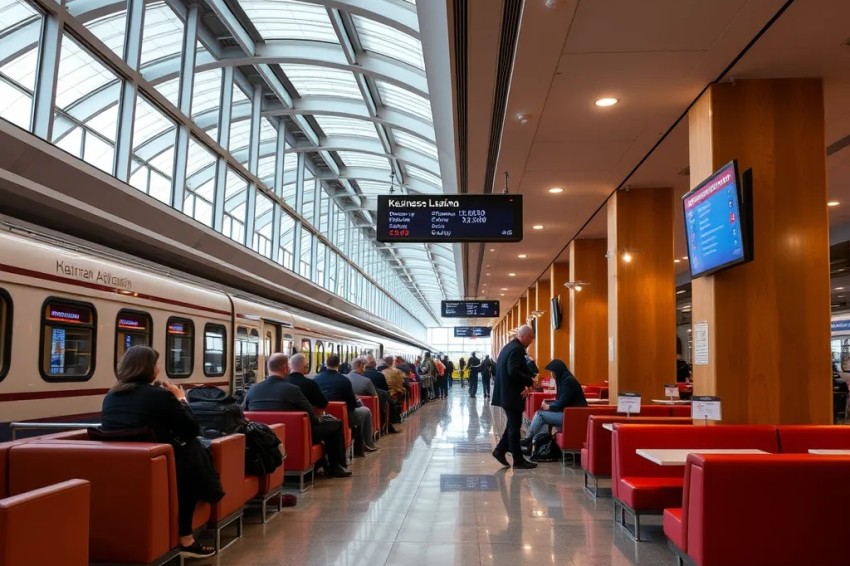 В Горячем Ключе на вокзале был открыт зал ожидания для пассажиров с ограниченными возможностями передвижения.