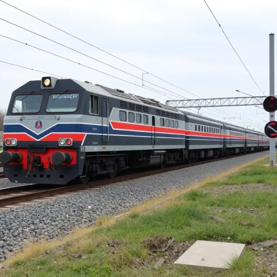 В Красноярске запускается в обращение новогодний электрический поезд от Красноярской железнодорожной компании.