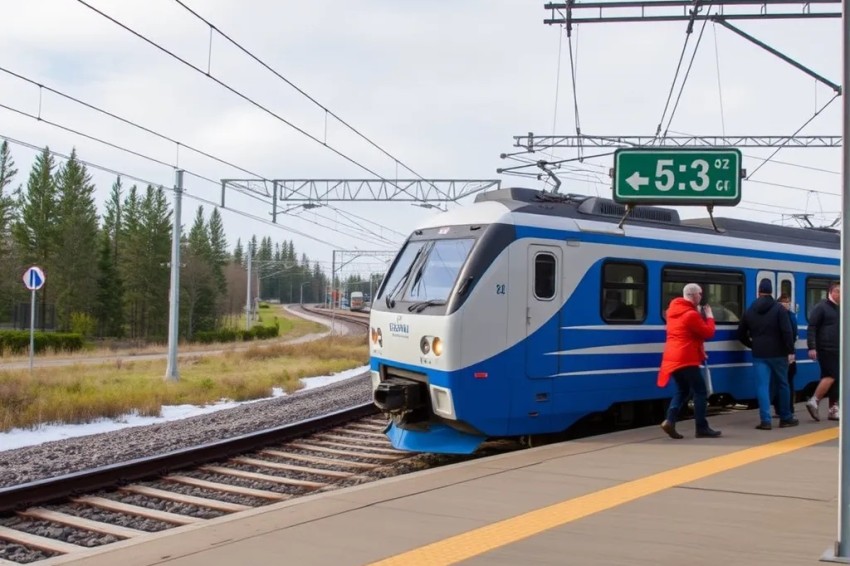 В начале этого года, на железнодорожной линии 