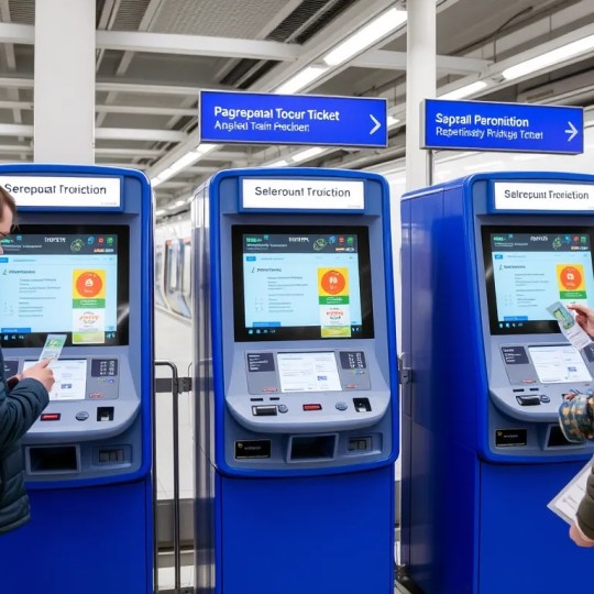 В Нижегородской области на станциях размещены новые киоски самообслуживания для приобретения билетов на электрички.