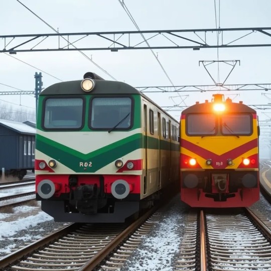 В парке Горьковской железной дороги появились два новых локомотива.