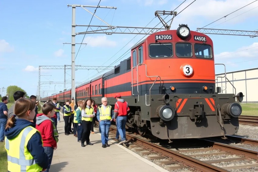В рамках акции «Неделя без турникетов» свыше 500 учащихся и студентов из Омска получили информацию о профессии железнодорожника.