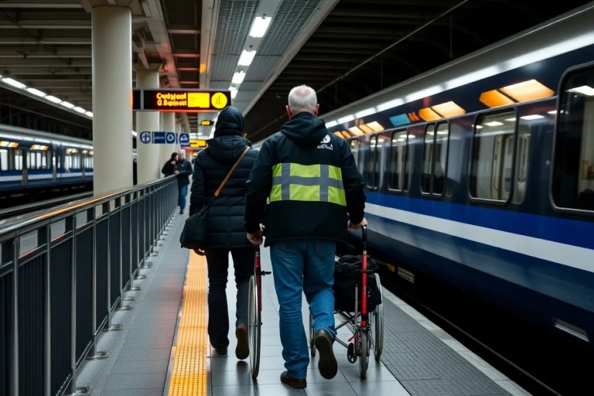 В течение двух месяцев 2026 года, более 12,7 тысяч пассажиров с ограниченными возможностями воспользовались услугой сопровождения на станциях Московской железнодорожной сети.