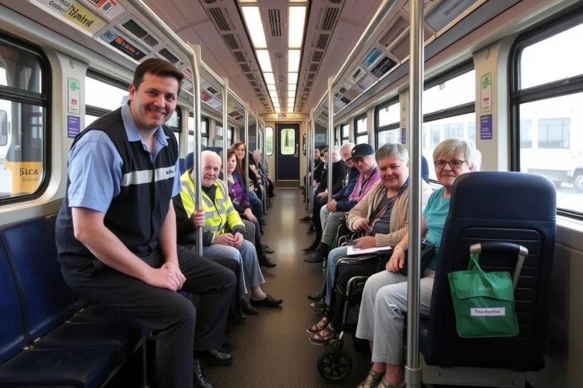 В течение ноябрьских праздников, почти 1,6 миллиона людей были перевезены дальними поездами.