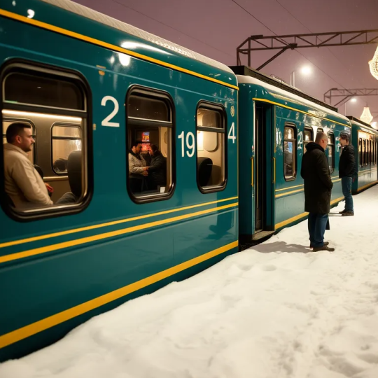 Во время новогодних торжеств в Кирове более 2 тысяч людей воспользовались услугами ретропоездов.