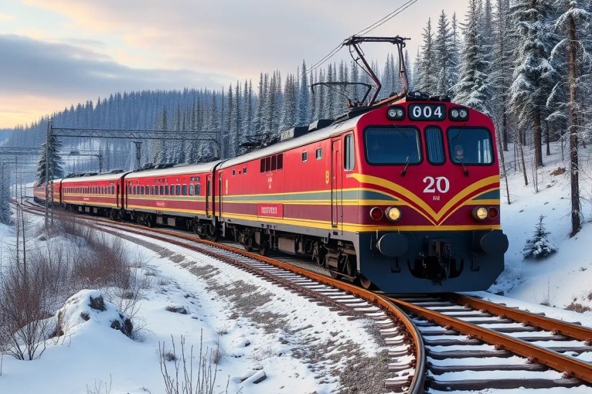 Во время новогодних выходных, пригородные поезда на Калининградской линии будут следовать по графику выходного и праздничного дня.