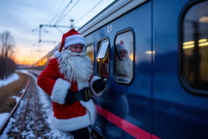 Во время праздничного периода на железнодорожных путях Калининграда будет работать