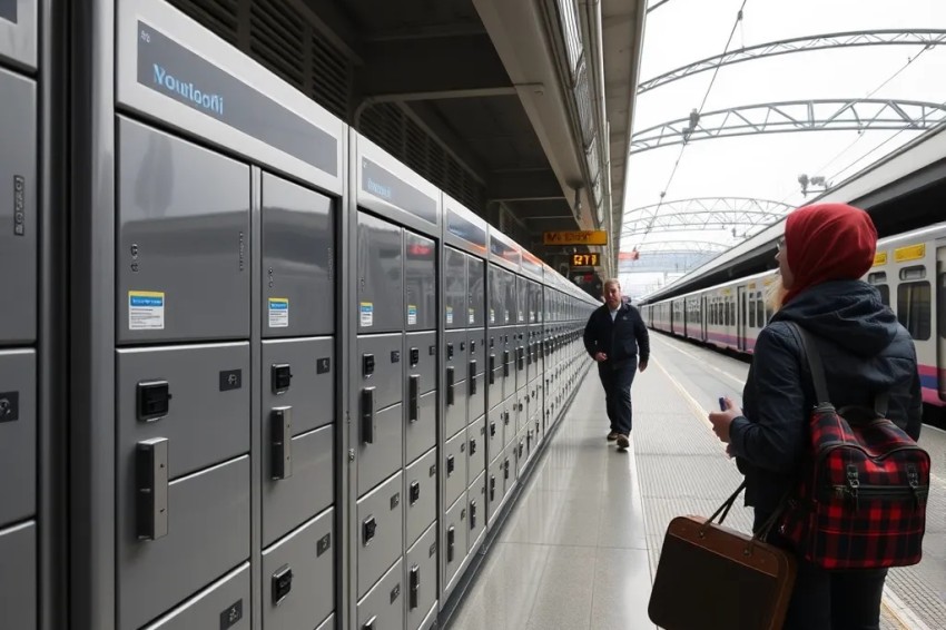 За период с января по август 2025 года, путешественники, использующие Свердловскую железнодорожную линию, воспользовались услугами автоматических камер хранения 166 тысяч раз.