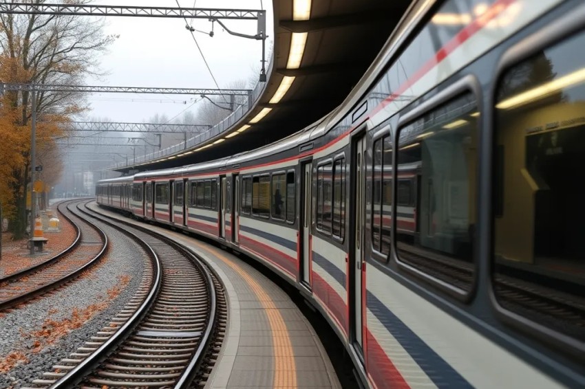 За пятилетний период, поезда 