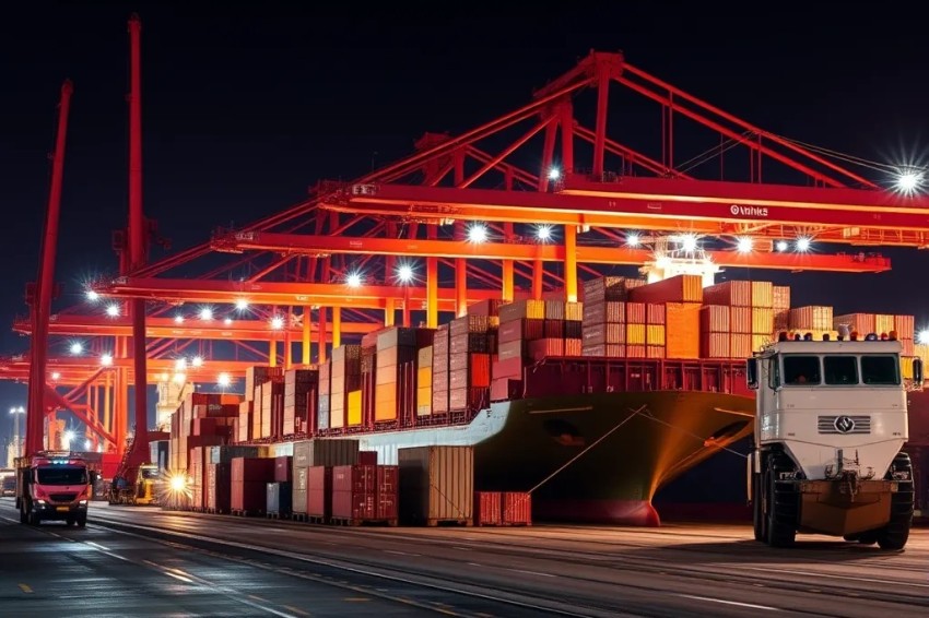 Загрузка для экспорта, направленная в сторону южных портов России, в октябре 2025 года увеличилась на 8,1%