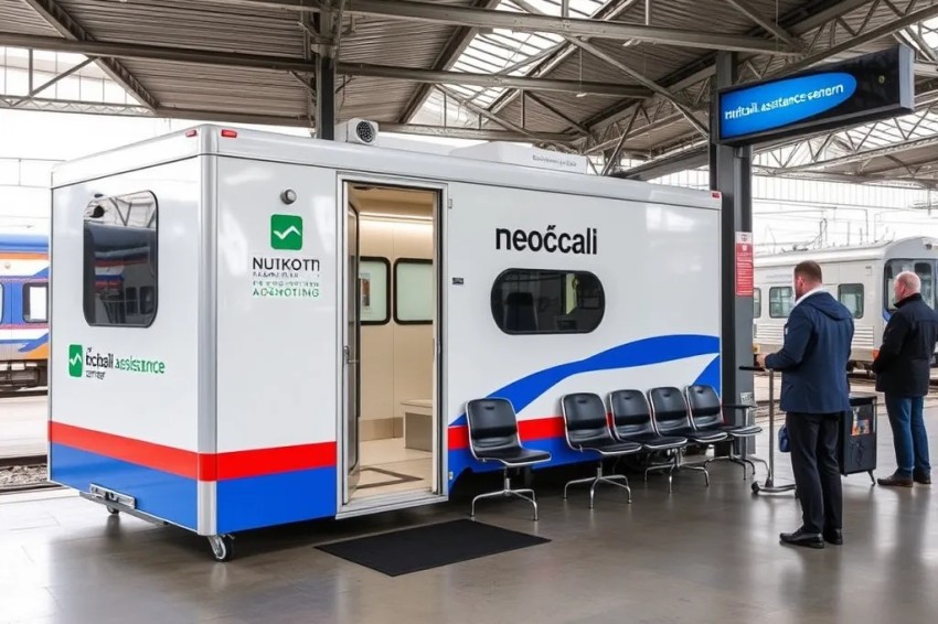 Залы ожидания Мобильного центра помощи начали работу на вокзалах Волгограда и Кисловодска.