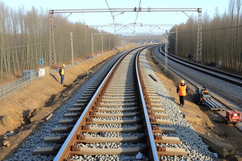 Запущен процесс сварки рельсов для первой стадии ВСМ Москва – Санкт-Петербург